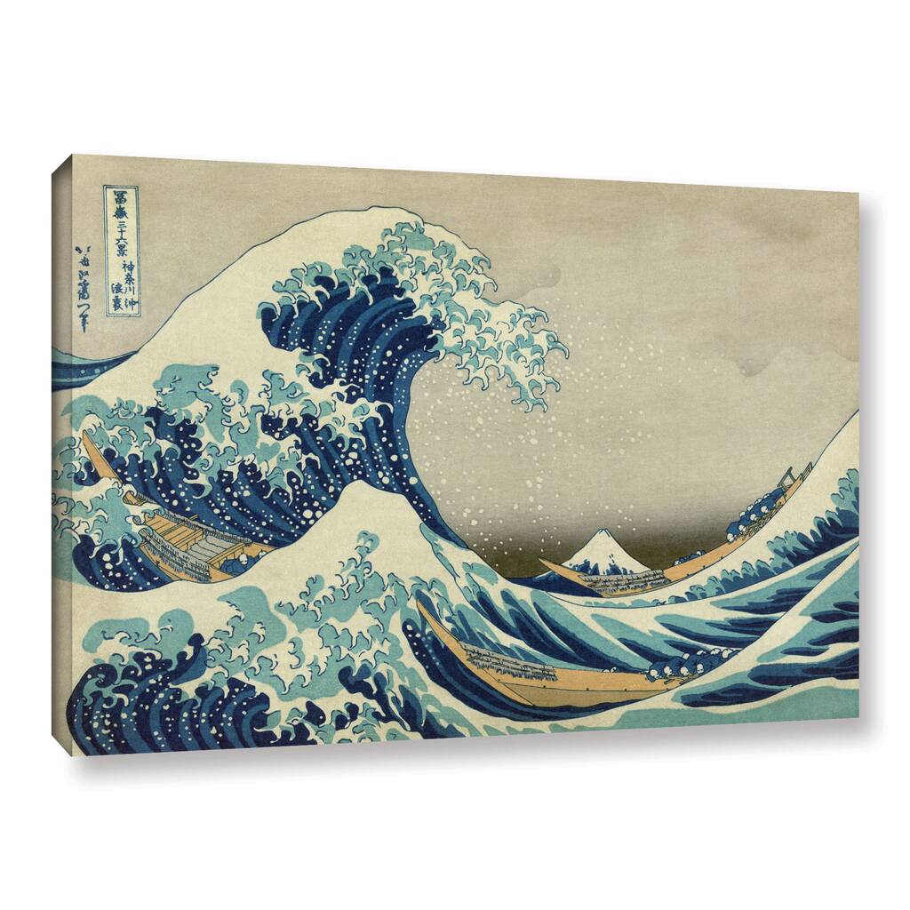 Katsushika Hokusai 'The Great Wave off Kanagawa' Gallery Wrapped Canvas