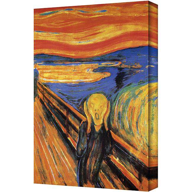 Edward Munch 'The Scream' Gallery-Wrapped Framed Canvas