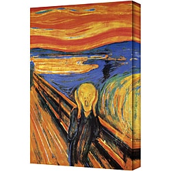 Edward Munch 'The Scream' Gallery-Wrapped Framed Canvas