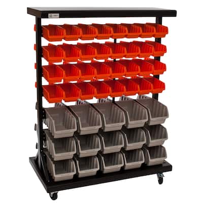 TRINITY Mobile Bin Rack