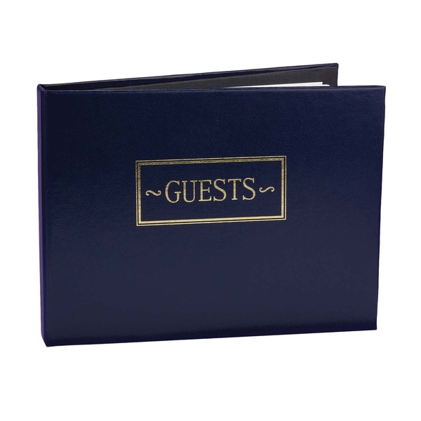 Navy Small Guest Book Free Shipping On Orders Over 45 14366726