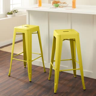 Yellow Counter Bar Stools For Less Tabouret 30 Inch Lemon Metal Bar Stools Set Of 2
