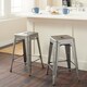 I Love Living 24-inch Vintage Patina Backless Counter Stool (Set of 2) - Thumbnail 1