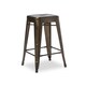 I Love Living 24-inch Vintage Patina Backless Counter Stool (Set of 2) - Thumbnail 5