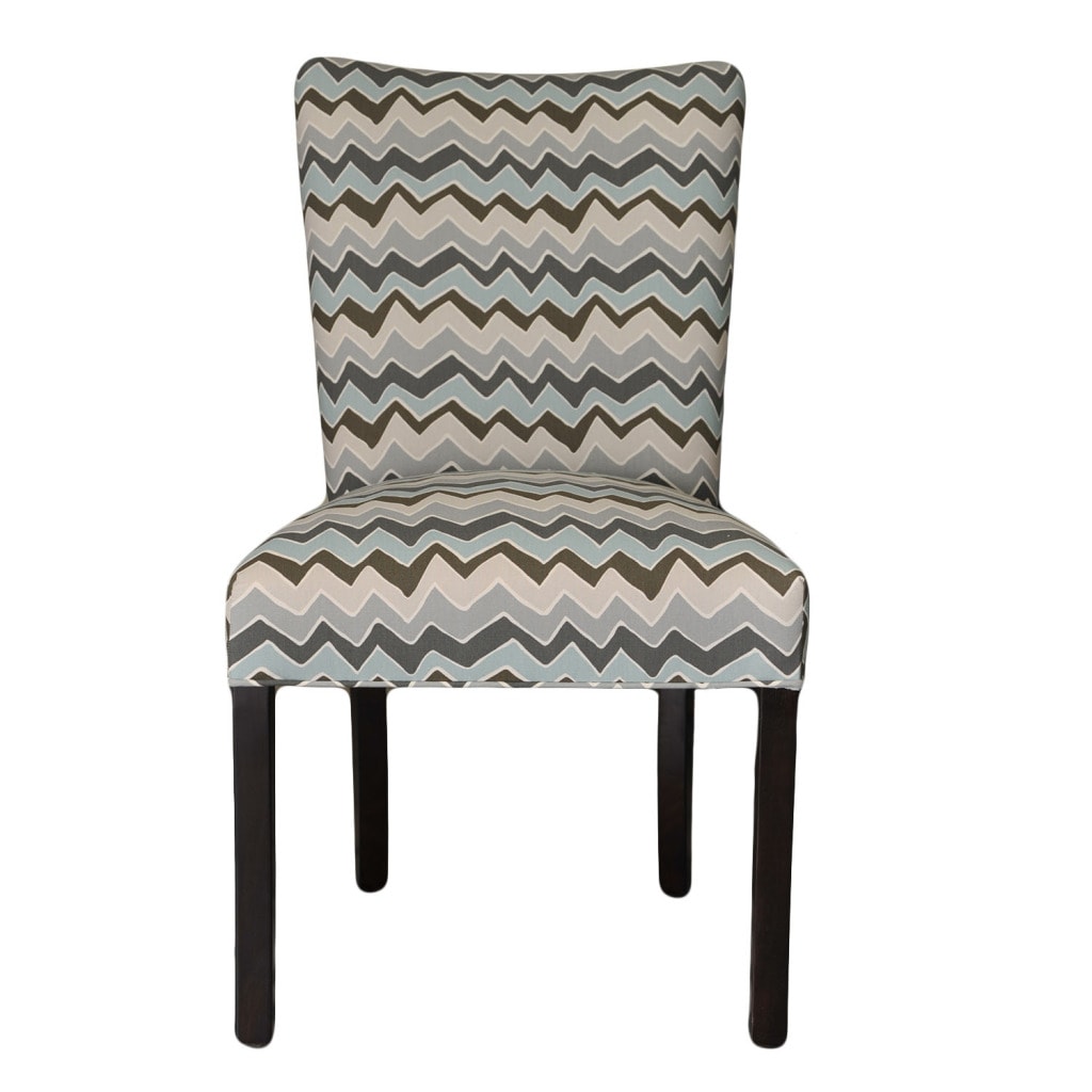 Denton Zigzag Wingback Chairs (set Of 2)