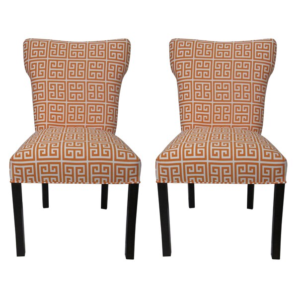 Shop Amelia Chain Wingback Chairs (Set of 2) - Free Shipping Today ...