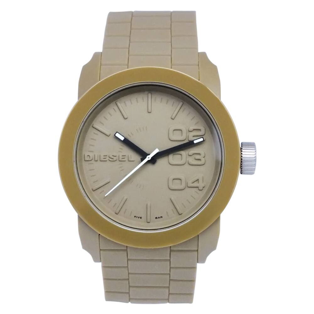 Beige Diesel Men's Domination Watch