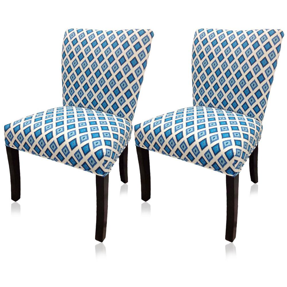 Blue Nile Wingback Chairs (Set of 2)