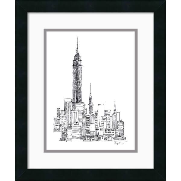 Avery Tillmon 'Empire State' Framed Art Print - Bed Bath & Beyond - 6840054