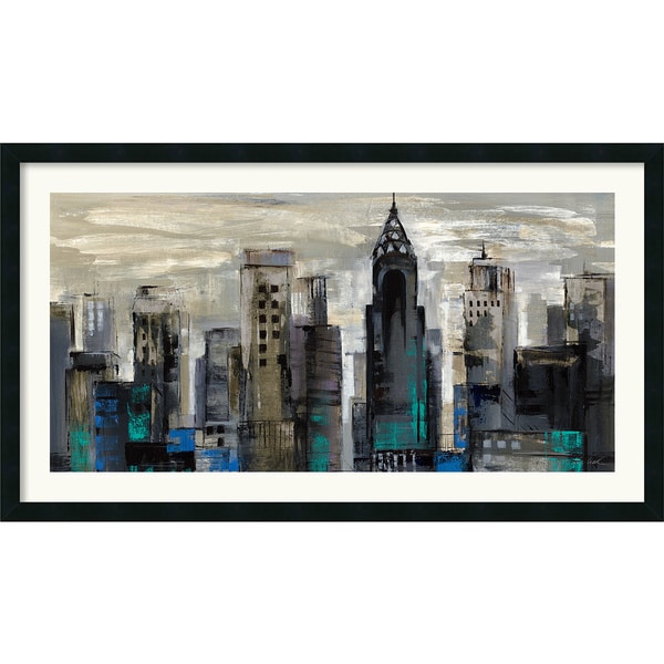 Silvia Vassileva 'New York Moment' Framed Art Print Prints