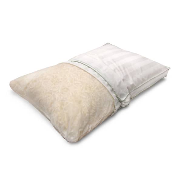 Shop Swisslux Springs Jumbo Size Latex Bed Pillow Free Shipping