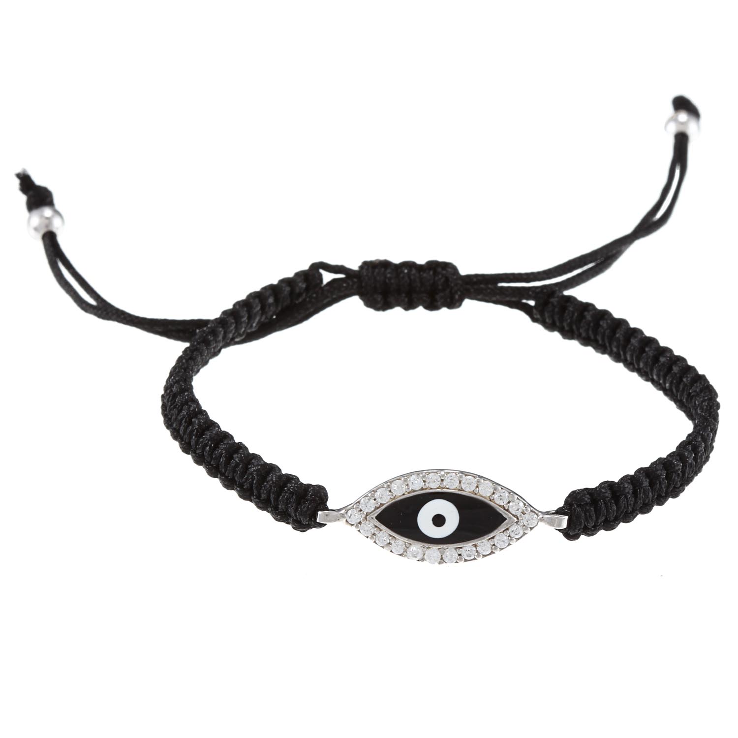 Serebra Jewelry Boucles doreilles /œil m/échant en argent sterling 925 Evil Eye Nazar