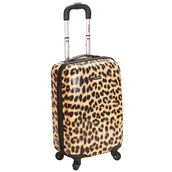 Rockland Designer Leopard 20 inch Lightweight Hardside Carry On