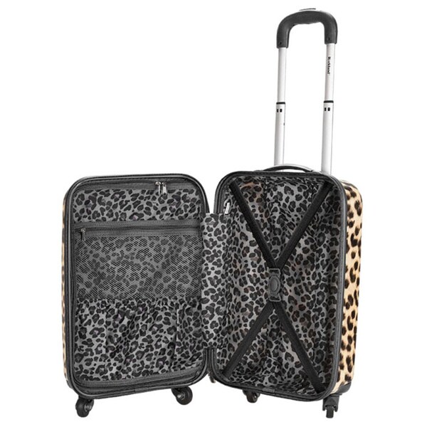 rockland leopard luggage