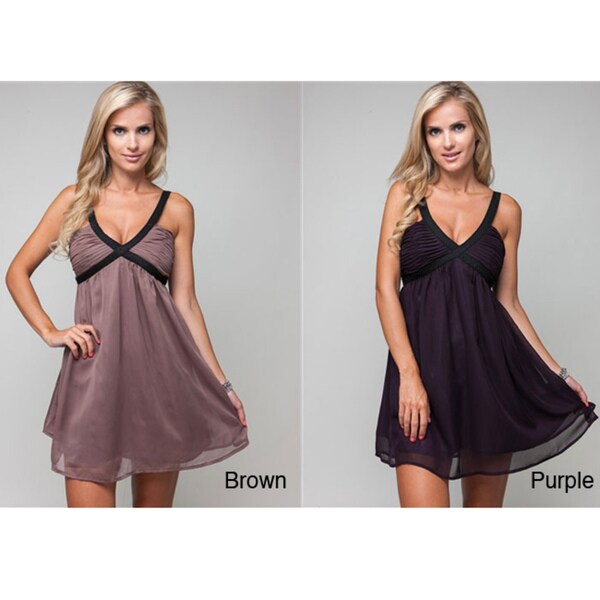 Stanzino Women's Layered Mini Dress