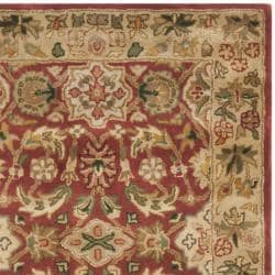 Handmade Persian Legend Red/Ivory New Zealand Wool Rug (2'6" x 8') Safavieh Runner Rugs