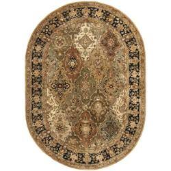 Oval Hand Hooked Rugs Area For Less Safavieh Handmade Persian Legend Multi Black Wool Rug 5 X 8 Oval