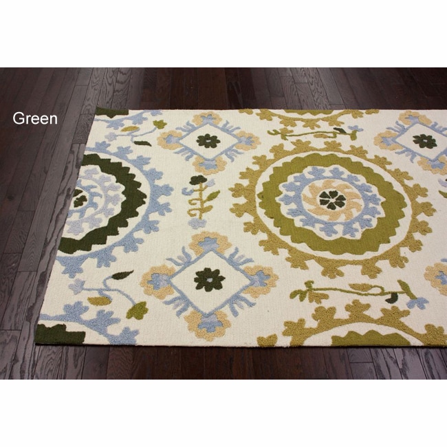 Nuloom Handmade Modern Suzani Rug (5 X 8)