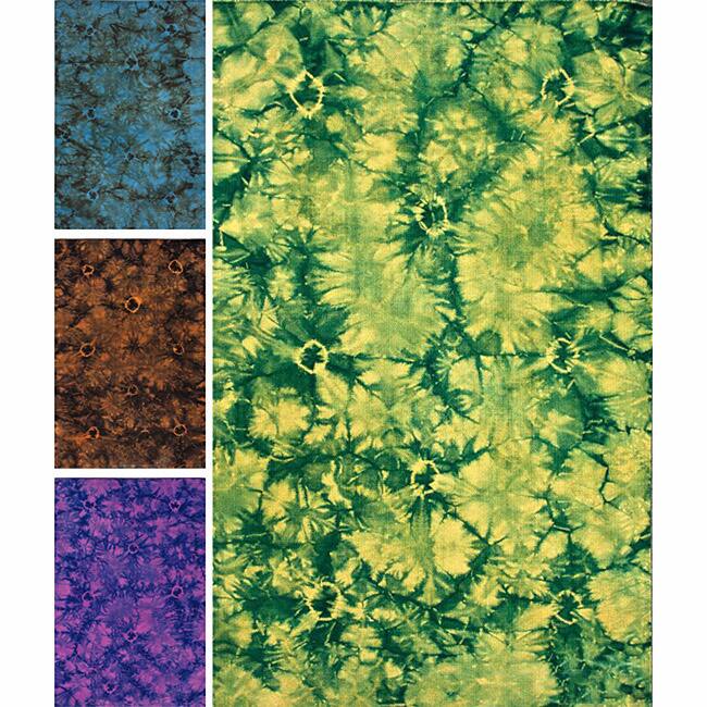 Nuloom Handmade Flatweave Tie Dye Kilim Wool Area Rug