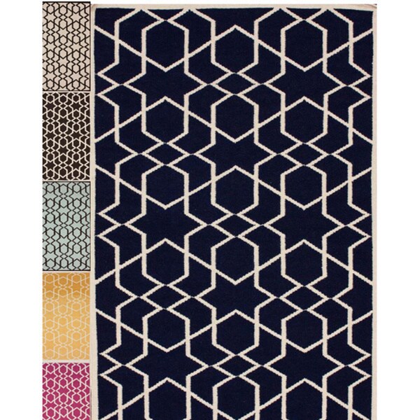 nuLOOM Handmade Flatweave Marrakesh Kilim Wool Area Rug