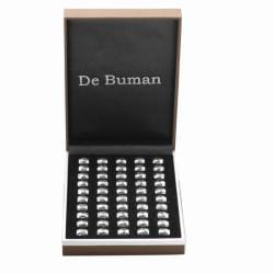 De Buman High polish Sterling Silver US 50 States Charm Bead De Buman Silver Charms