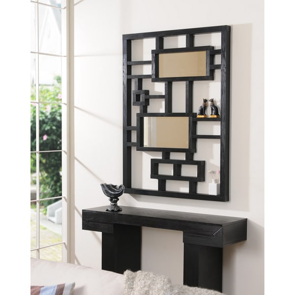 Shop Furniture of America Maliati Contemporary Mirror Display Frame ...
