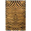 Safavieh Handmade Tiger Brown/ Black New Zealand Wool Rug - 8'3 x 11'