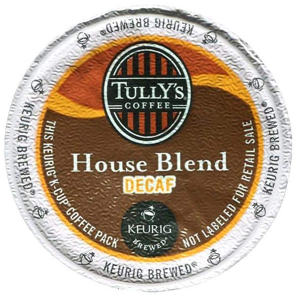 Tully's House Blend Decaf Medium Roast Coffee KCups for Keurig Brewers Bed Bath & Beyond