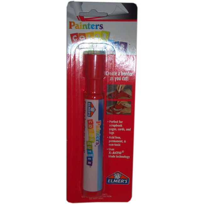 Elmer's Painters ColorCutter, Red Marker (Pack of 6)
