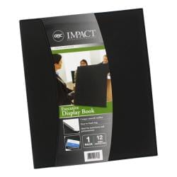 GBC Black Executive Display Book GBC Presentation Binders