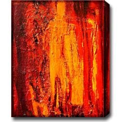 'Fire' Abstract Oil on Canvas Art - Multi. Opens flyout.