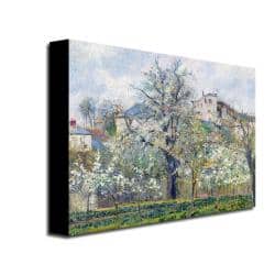 Shop Camille Pissarro The Garden At Pontoise 1877 Canvas Art
