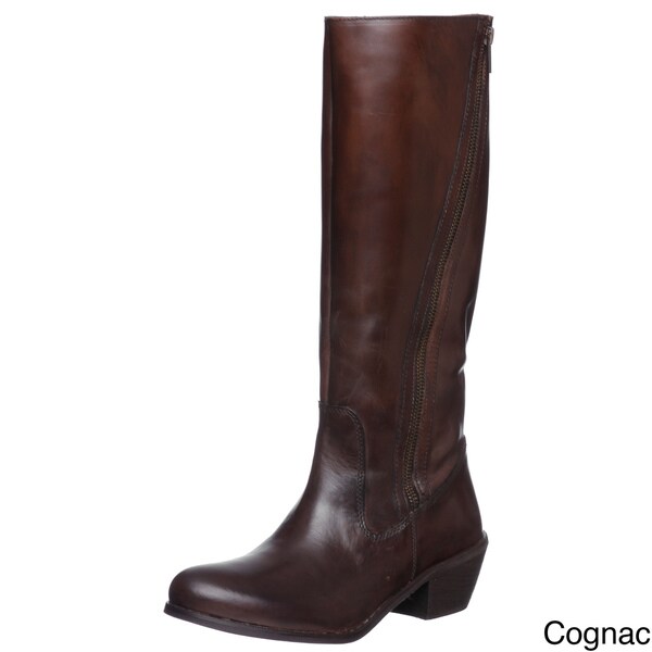 MIA Women's 'Bold' Leather Boots - Free Shipping Today - Overstock.com ...