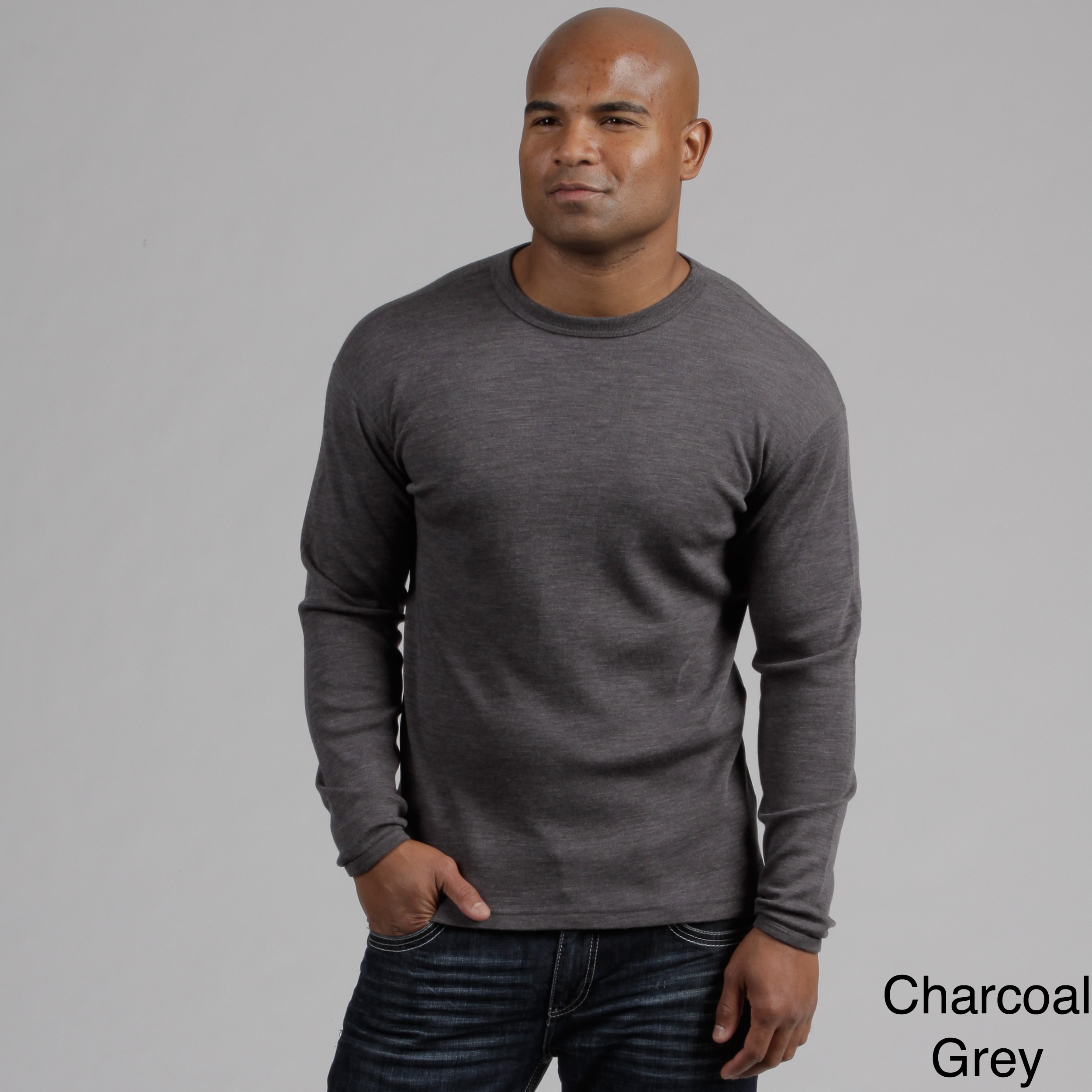 Minus33 Mens Chocorua Merino Wool Mid weight Base Layer Crew Neck Top