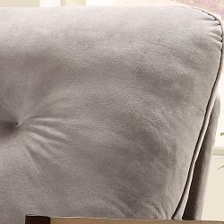 preview thumbnail 2 of 1, Caney Grey Microfiber Accent Chair