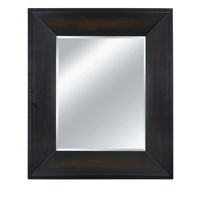 Rectangular Framed Sunset Brown Wall Mirror