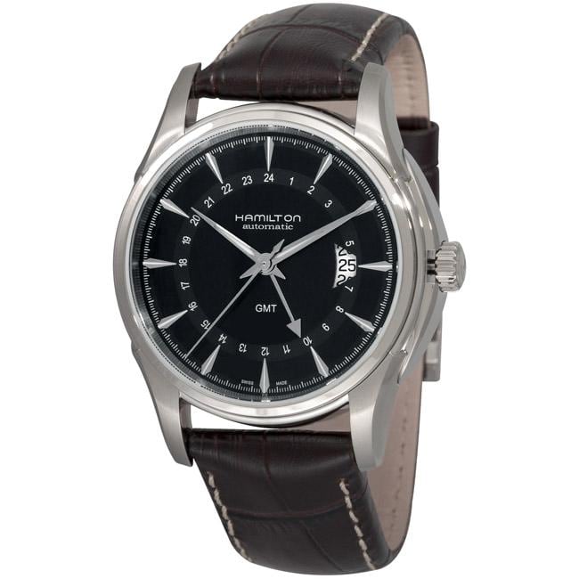 Hamilton Mens Jazzmaster Traveler GMT Automatic Watch