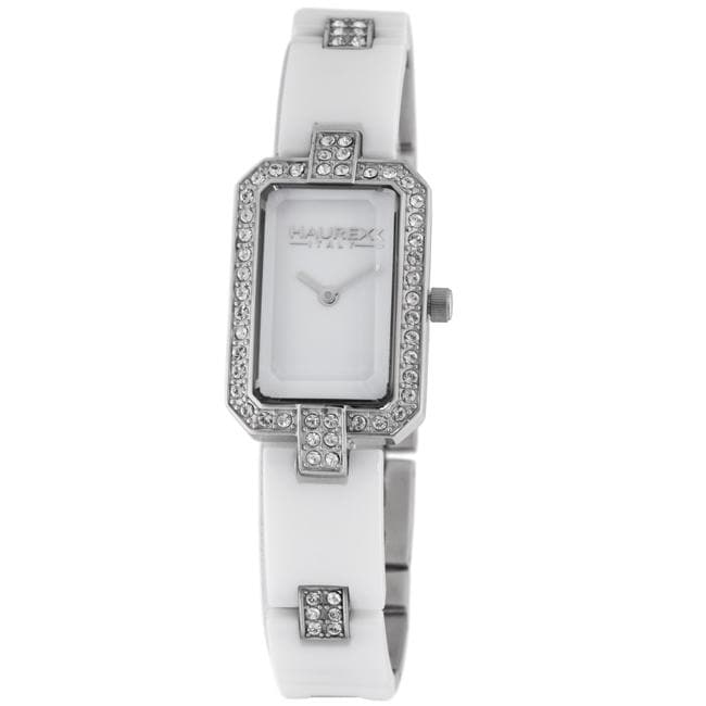 Haurex Italy Womens Miroir White Ceramic Watch  