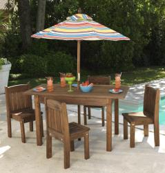 preview thumbnail 2 of 1, KidKraft Children's Oudoor Umbrella Furniture Set