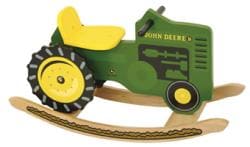 wooden rocking tractor