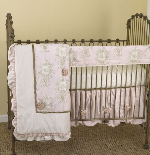 Cotton Tale Lollipops And Roses 4 Piece Crib Bedding Set On Sale Overstock 6910428