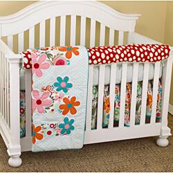 Shop Cotton Tale Lizzie Four Piece 100 Percent Cotton Crib Bedding