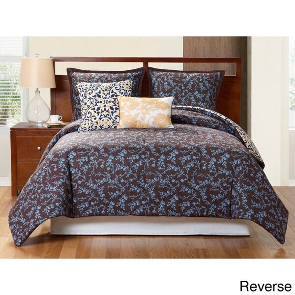 Shop Vcny Sahara 4 Piece Reversible Comforter Set Free Shipping