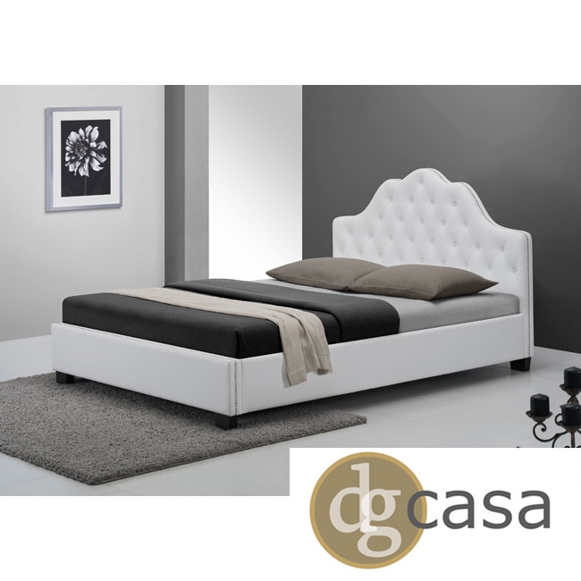 Dg Casa Dg Casa Cassidy White King Size Bed White Size King