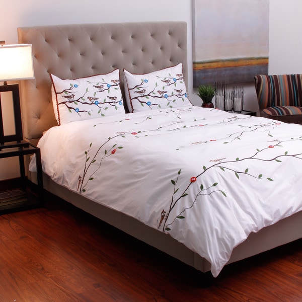 Shop Nature Delight King Duvet Cover Set (India) Free Shipping Today