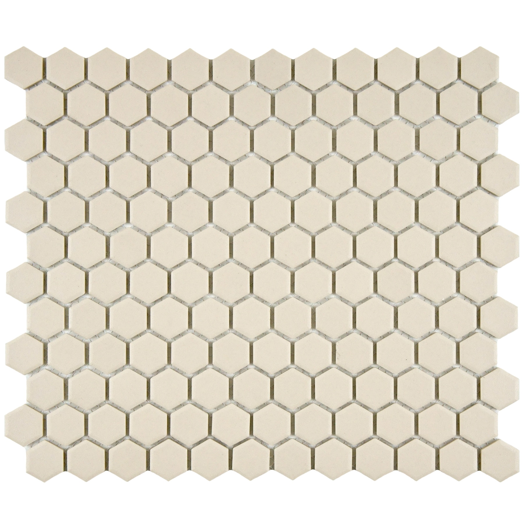 Somertile 10 1/4x11 3/4 in Estate Hex Unglazed Porcelain Mosaic Tile (case Of 10)