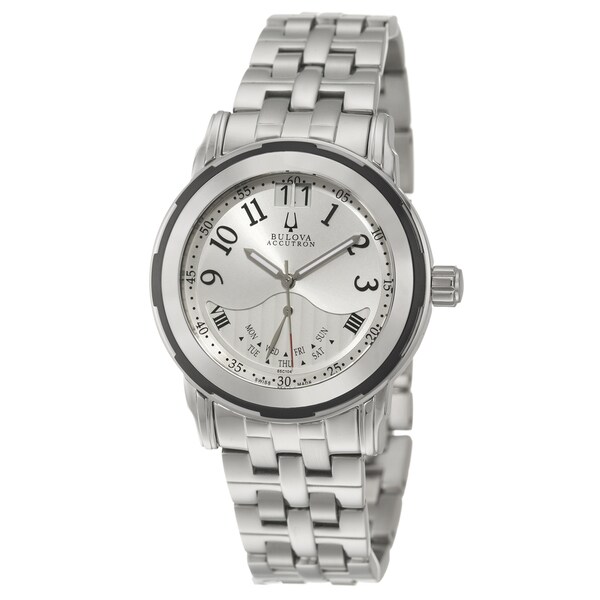 Shop Bulova Accutron Men's 'Exeter' Stainless Steel Swiss  