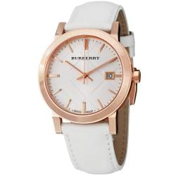 burberry mens watch leather strap