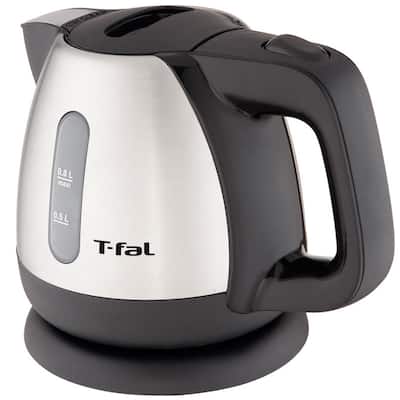 T-fal Brushed Stainless Steel 0.8-Liter Mini Electric Kettle