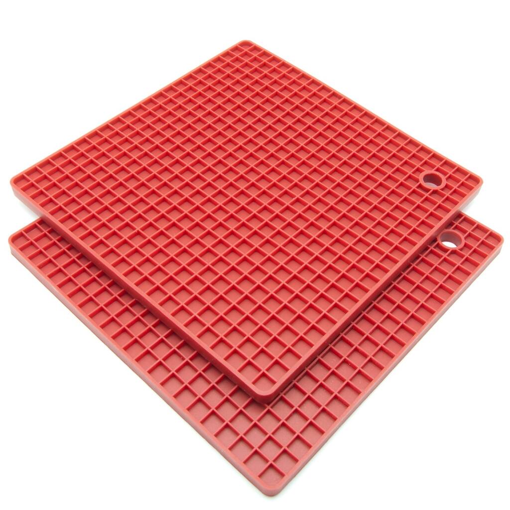 Freshware Silicone Honeycomb Pot Holders/ Trivets (Set of 2)